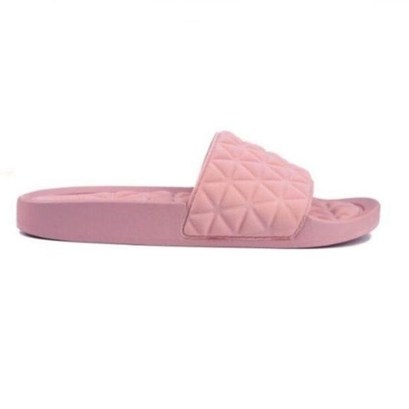 Shoes - Nude Pink Neoprene Slides